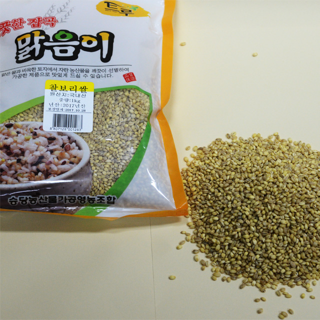 영월 동강애 고향밥상,찰보리 (동강맑음이) 1kg - 잡곡 소포장 승당