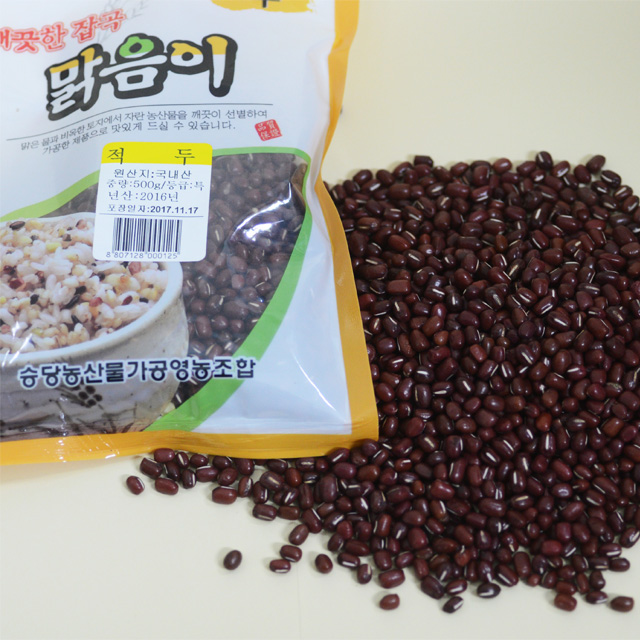 영월 동강애 고향밥상,적두 500g 햇 팥 잡곡 소포장 - 승당