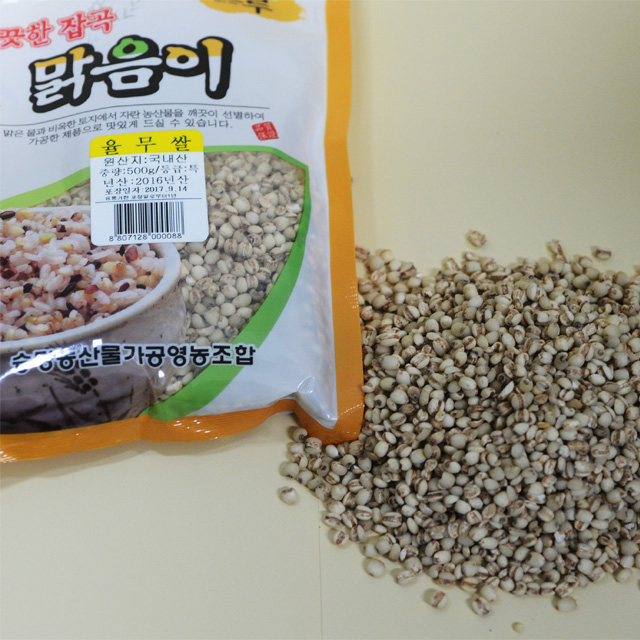 영월 동강애 고향밥상,햇 율무쌀(동강맑음이) 500g - 승당 잡곡 소포장