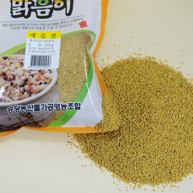 영월 동강애 고향밥상,메좁쌀 500g 메조 잡곡 소포장 - 승당